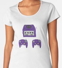 Cute Game Cube design Women's Premium T-Shirt