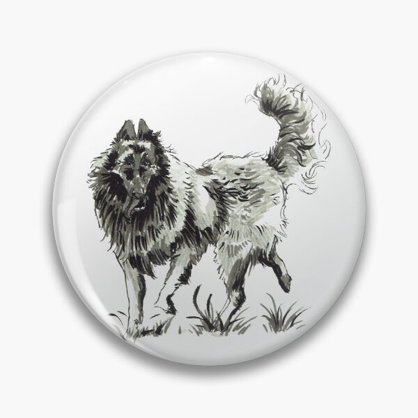 Item preview, walking doggie - Belgian Tervuren  designed and sold by Indytheartchamp.