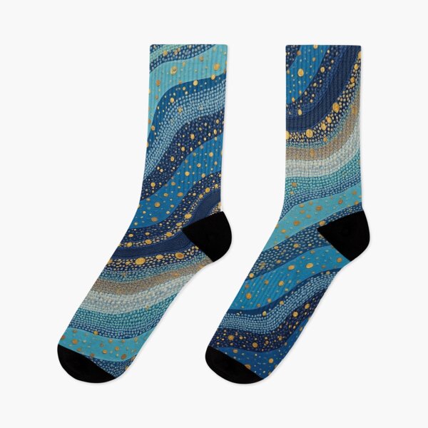 Item preview, Aboriginal Inspired Dot Art - The Beauty Of Sea Waves designed and sold by GrinGalore.