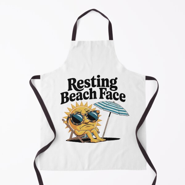 Item preview, Resting Beach Face Funny Summer Vacation designed and sold by MagicWander.