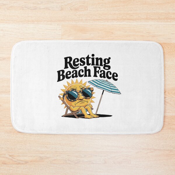 Item preview, Resting Beach Face Funny Summer Vacation designed and sold by MagicWander.