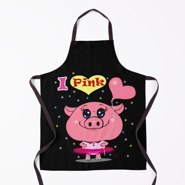 Item preview, pink pig loves pink stuff designed and sold by Shirley cute art .