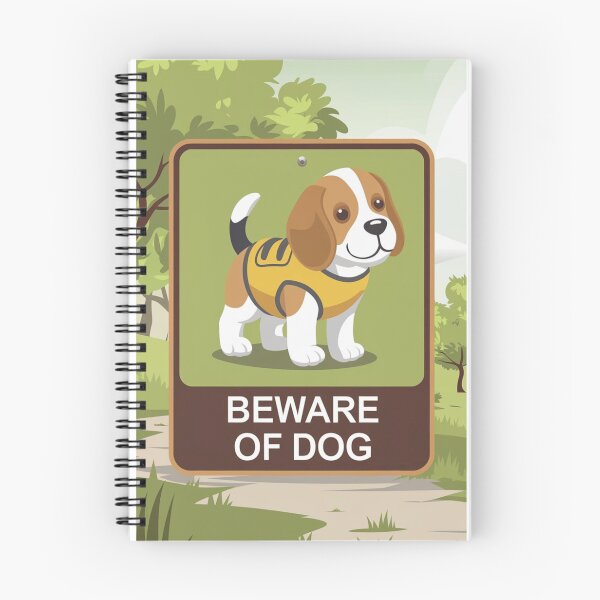 Item preview, Dog Warning Sign – Beagle Crossing  designed and sold by NeatThingLover.