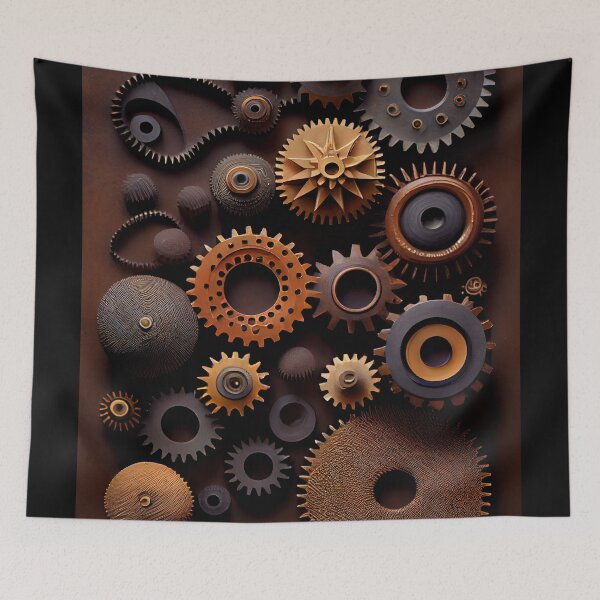 Item preview, Industrial Cog Symphony: Steampunk Gears designed and sold by ShadowAndSlate.
