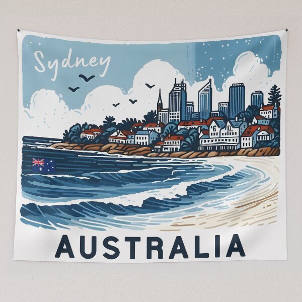 Item preview, Sydney Australia  designed and sold by WanderlustCoCo.