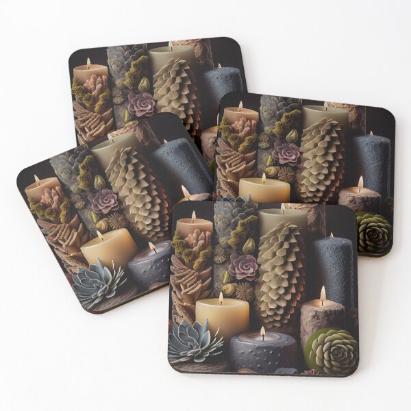 Item preview, Evening Glow: Artisan Candles designed and sold by ShadowAndSlate.