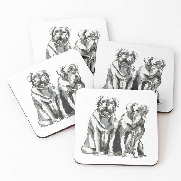 Item preview, doggie dogue de bordeaux brothers  designed and sold by Indytheartchamp.