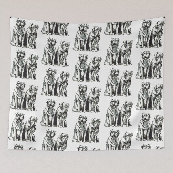 Item preview, doggie dogue de bordeaux brothers  designed and sold by Indytheartchamp.