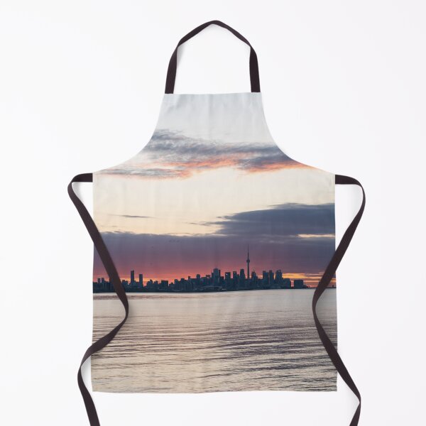 Item preview, Pink Sunrise Glow Behind Toronto Skyline designed and sold by Georgia Mizuleva.