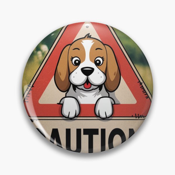 Item preview, Beagle Warning Zone designed and sold by NeatThingLover.