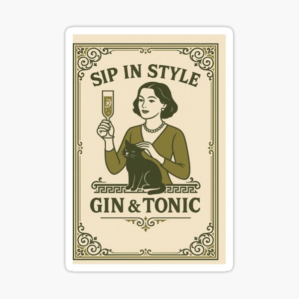 Item preview, Sip In Style designed and sold by Doodlehub.