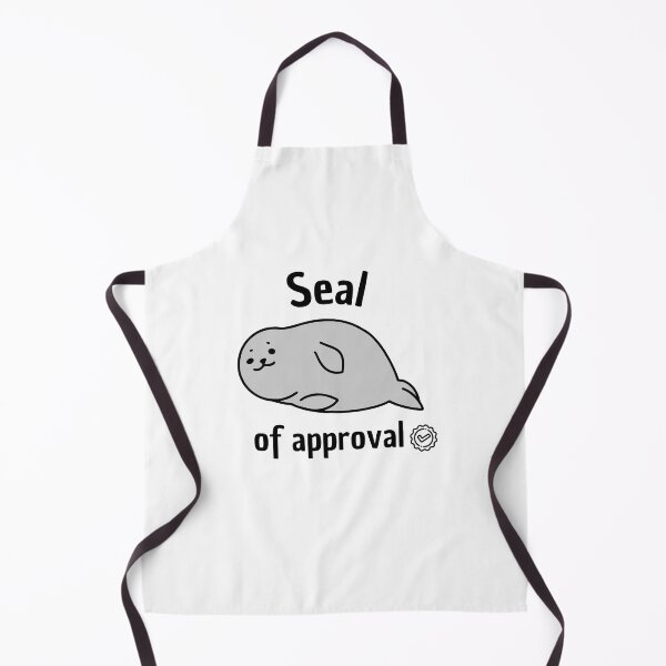 Item preview, Seal of approval cute seal in comic style designed and sold by SeaLinDesign.