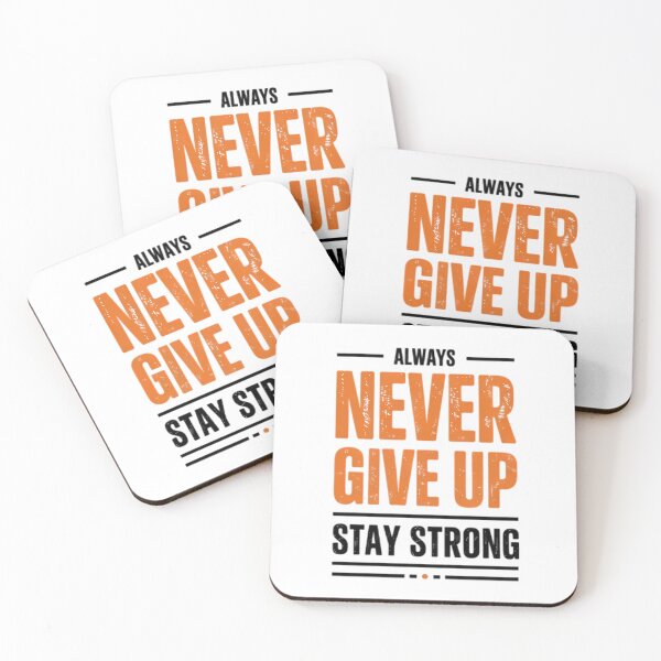 Item preview, Never give up designed and sold by BugiDesignArt.