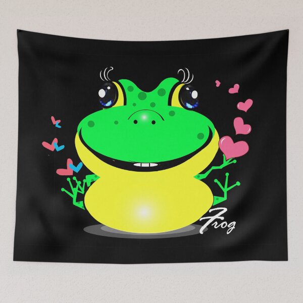 Item preview, Smiling frog  designed and sold by Shirley cute art .