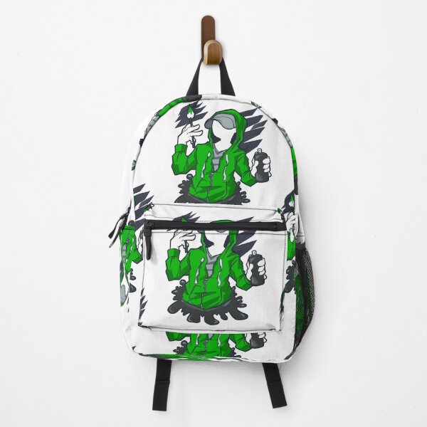 Item preview, A cool guy in urban streetwear with a street artist spray paint can designed and sold by fifou96.