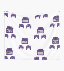 Cute Game Cube design Wall Tapestry