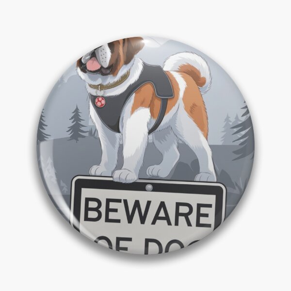 Item preview, St Bernard Alert Sign designed and sold by NeatThingLover.