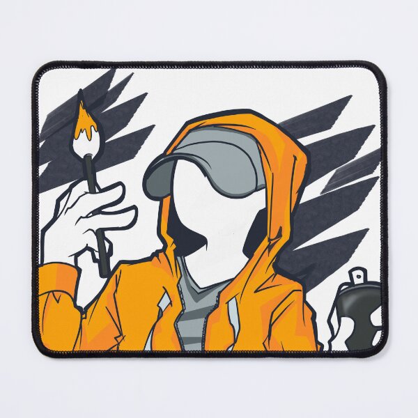 Item preview, A cool guy in urban streetwear with a street artist spray paint can designed and sold by fifou96.
