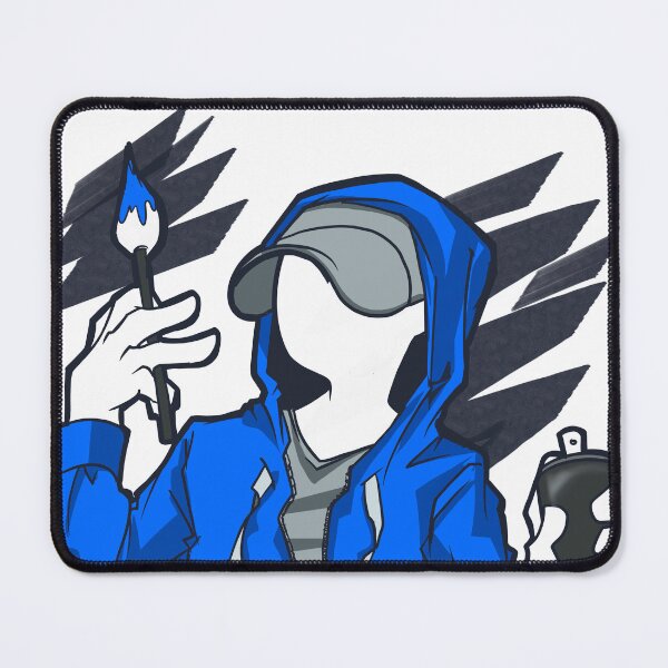 Item preview, A cool guy in urban streetwear with a street artist spray paint can designed and sold by fifou96.