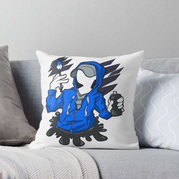 Item preview, A cool guy in urban streetwear with a street artist spray paint can designed and sold by fifou96.