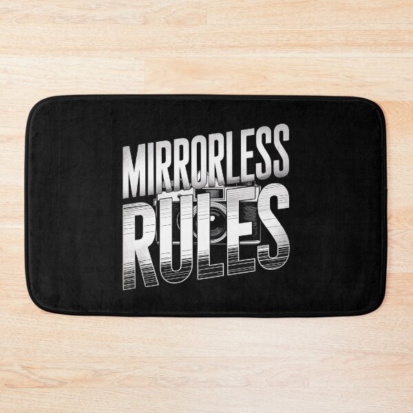 Item preview, Mirrorless Rules Typography T Shirt designed and sold by Darren Wilkes.