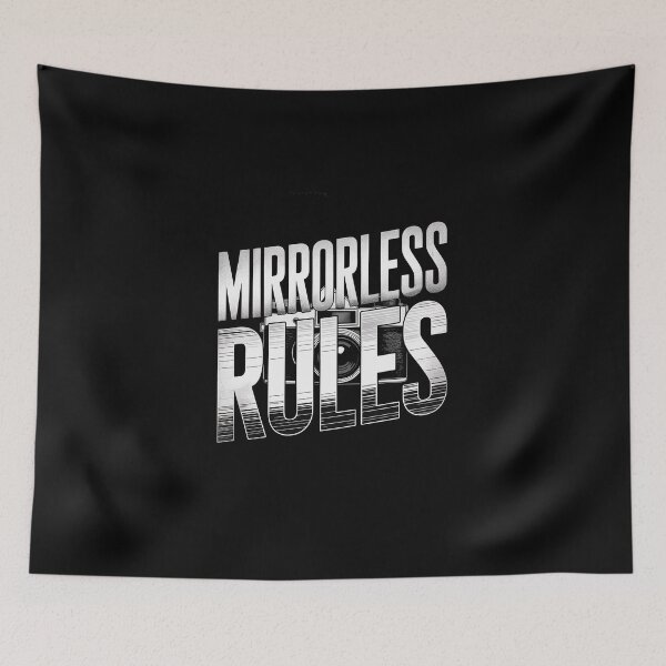 Item preview, Mirrorless Rules Typography T Shirt designed and sold by Darren Wilkes.