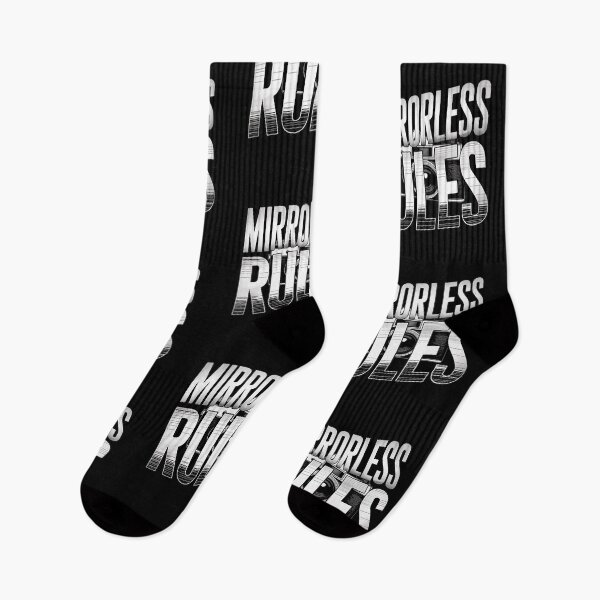 Item preview, Mirrorless Rules Typography T Shirt designed and sold by Darren Wilkes.