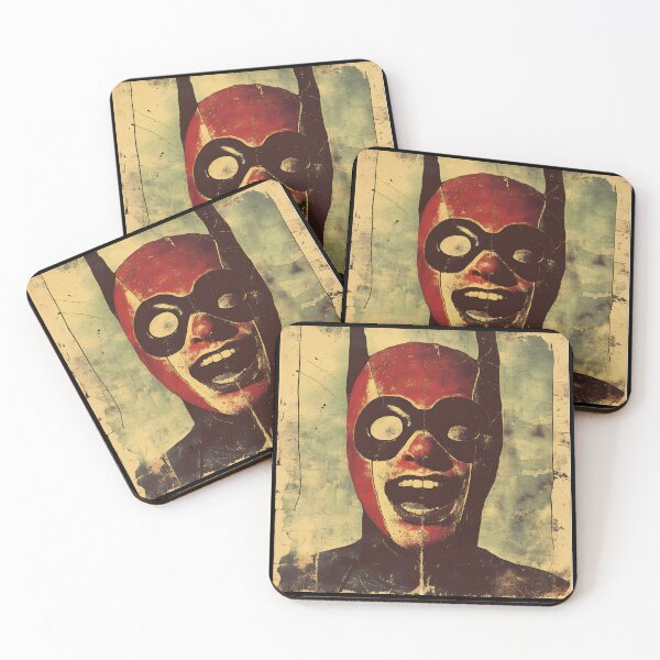 Item preview, Print0002 - DROP-FACE SLAPS - Tag it Your Way - Graffiti Tagger Blank - freaked-out mug shocks, high-impact templates for Street Artists, Taggers, Bomberz • GRAFFITI BLANKS • Tag-Ready | Art-Ready designed and sold by NoveltyVariety.