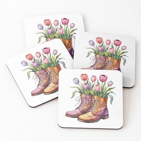 Item preview, boots and tulips, designed and sold by jkrphoto.
