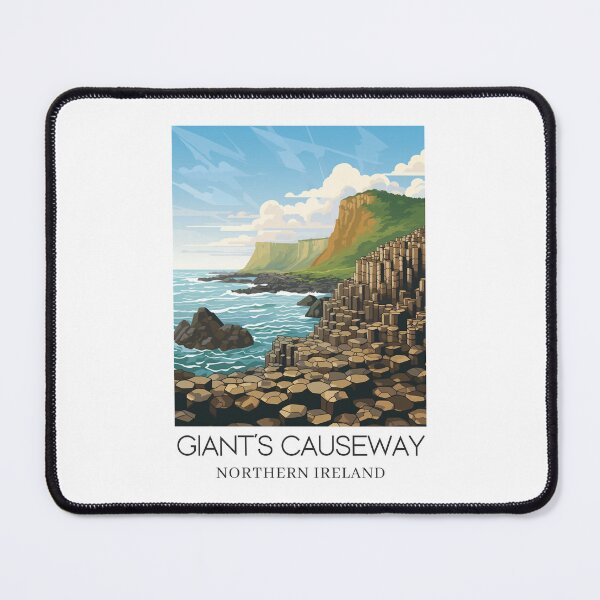 Item preview, A Pop Art Travel Print of the Giant´s Causeway - Northern Ireland  designed and sold by StudioRedKoala.