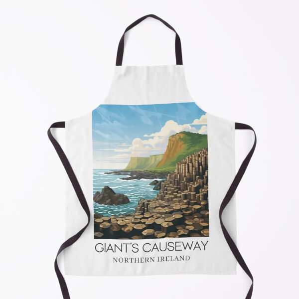 Item preview, A Pop Art Travel Print of the Giant´s Causeway - Northern Ireland designed and sold by StudioRedKoala.
