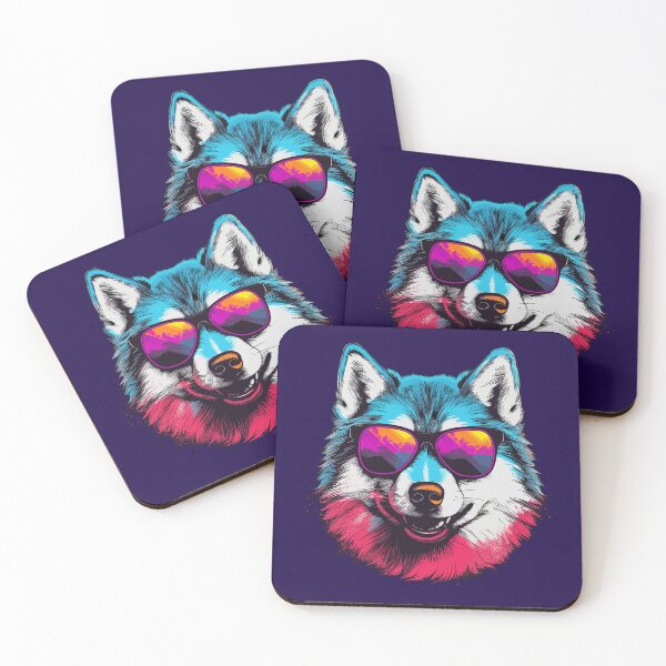 Item preview, Sunglasses Husky II - Cool design for stylish dog owners designed and sold by brindled.