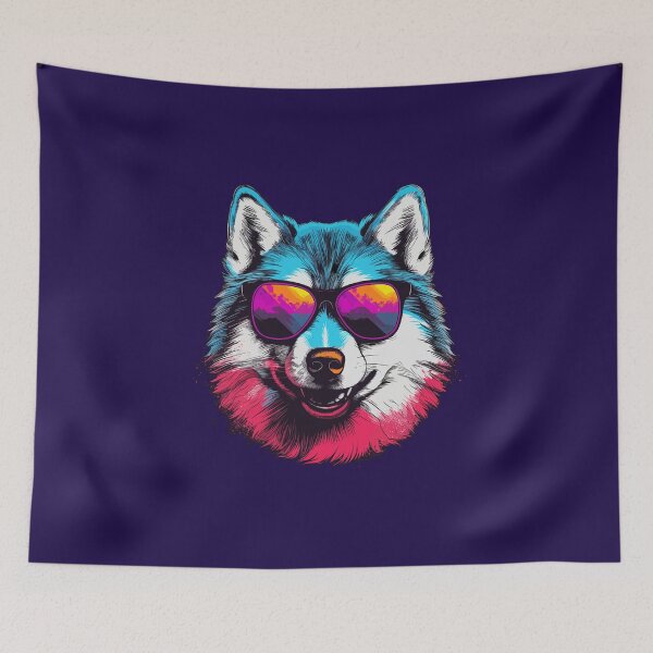 Item preview, Sunglasses Husky II - Cool design for stylish dog owners designed and sold by brindled.