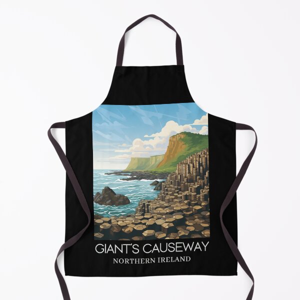 Item preview, A Pop Art Travel Print of the Giant´s Causeway - Northern Ireland designed and sold by StudioRedKoala.