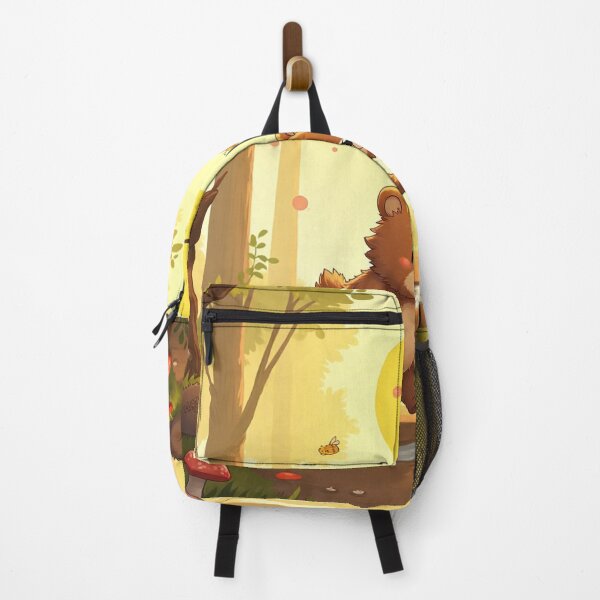 Item preview, Cute bear running through the forest. designed and sold by MADandSANE-MArt.