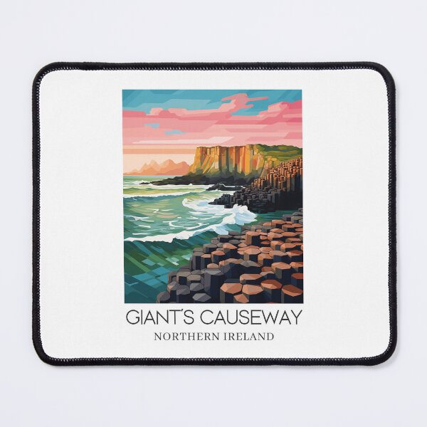 Item preview, A Pop Art Travel Print of the Giant´s Causeway - Northern Ireland  designed and sold by StudioRedKoala.