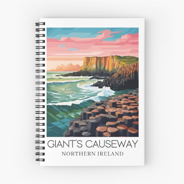 Item preview, A Pop Art Travel Print of the Giant´s Causeway - Northern Ireland  designed and sold by StudioRedKoala.