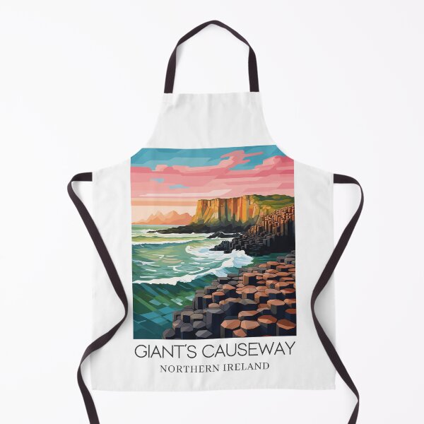 Item preview, A Pop Art Travel Print of the Giant´s Causeway - Northern Ireland designed and sold by StudioRedKoala.