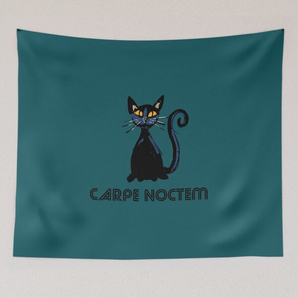 Item preview, carpe noctem cat designed and sold by kobyakov.