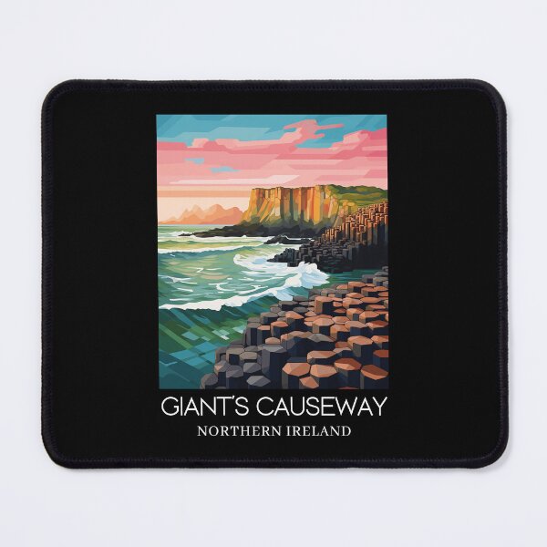 Item preview, A Pop Art Travel Print of the Giant´s Causeway - Northern Ireland  designed and sold by StudioRedKoala.