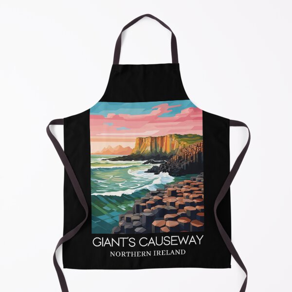 Item preview, A Pop Art Travel Print of the Giant´s Causeway - Northern Ireland designed and sold by StudioRedKoala.