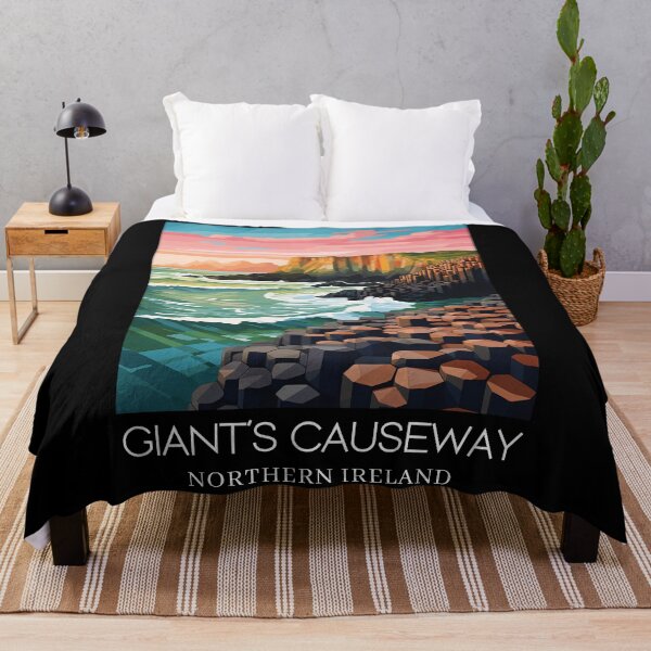 Item preview, A Pop Art Travel Print of the Giant´s Causeway - Northern Ireland  designed and sold by StudioRedKoala.