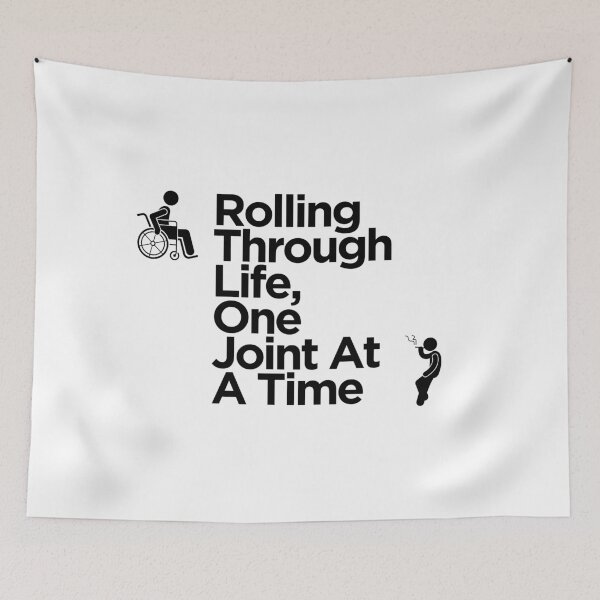 Item preview, Rolling Through Life Joint by Joint Wheelchair designed and sold by Wobbly and Weary.