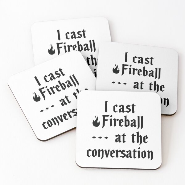 Item preview, I Cast Fireball designed and sold by DiceWay.