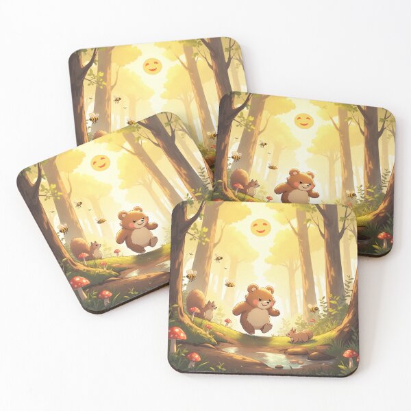 Item preview, Bear in the forest designed and sold by MADandSANE-MArt.