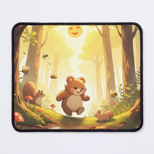 Item preview, Bear in the forest designed and sold by MADandSANE-MArt.