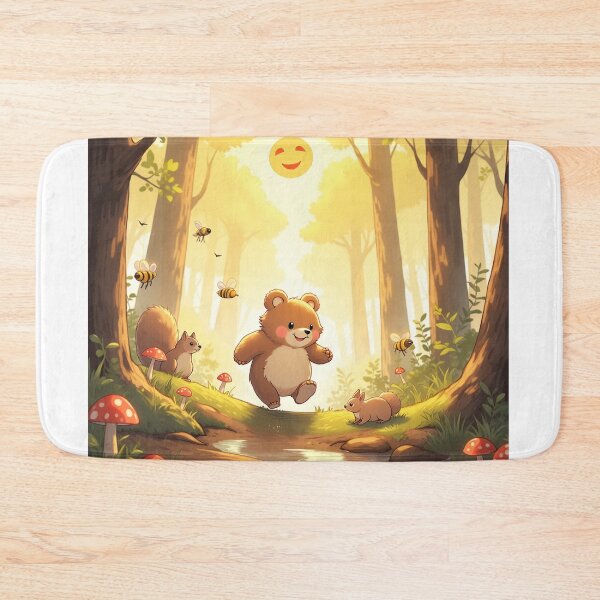 Item preview, Bear in the forest designed and sold by MADandSANE-MArt.