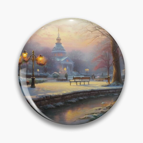 Item preview, Frosted Serenity in the Public Park designed and sold by BlareBlare.