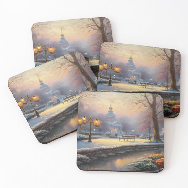 Item preview, Frosted Serenity in the Public Park designed and sold by BlareBlare.