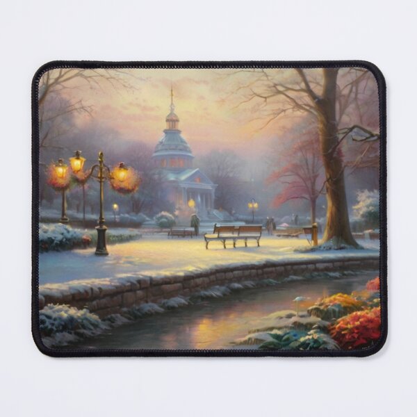 Item preview, Frosted Serenity in the Public Park designed and sold by BlareBlare.
